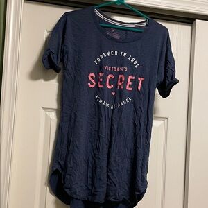 Victoria's Secret Navy and Pink Nightgown